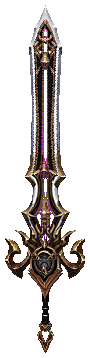 Silver Heart Magic Sword